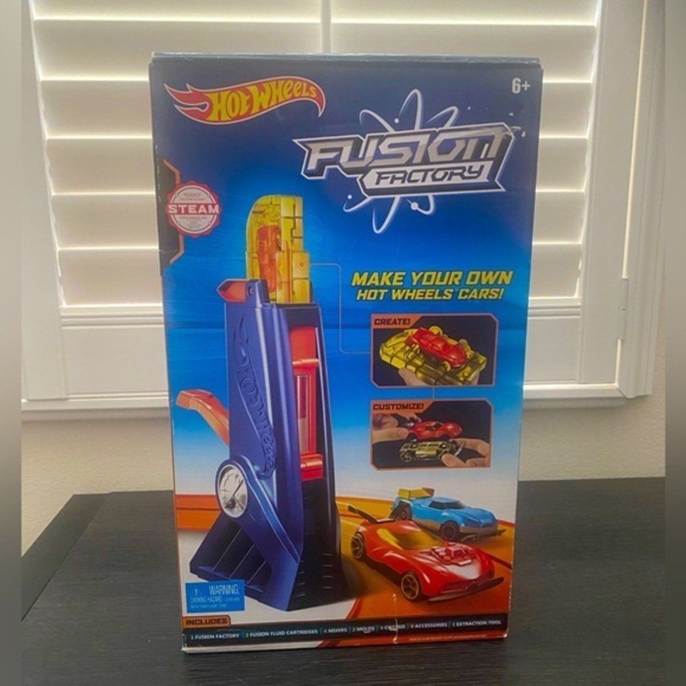 NEW Hot Wheels Fusion Factory — Make Your Own Hot Wheels Cars — STEAM Toy